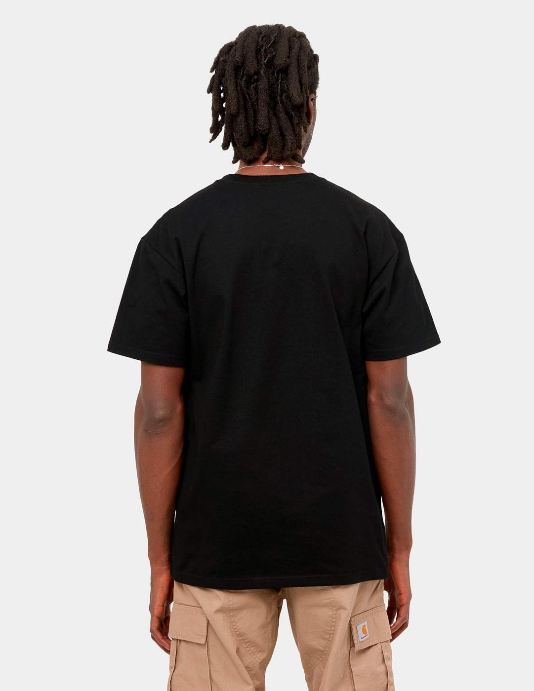 Camiseta CARHARTT WIP CHASE - Black/Gold
