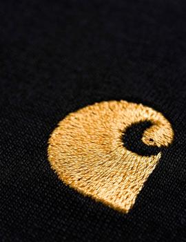 Camiseta CARHARTT WIP CHASE - Black/Gold