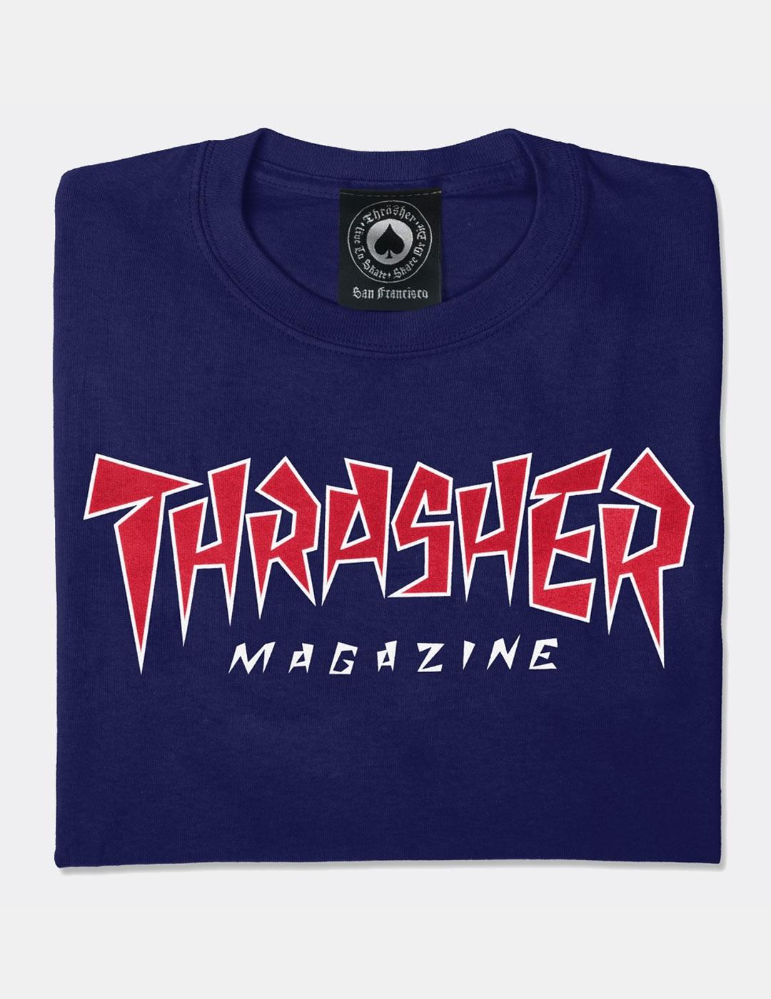 Camiseta THRASHER JAGGED LOGO - Navy