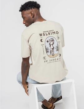 Camiseta KAOTIKO WASHED SUNSHINE SNAKE - Stone