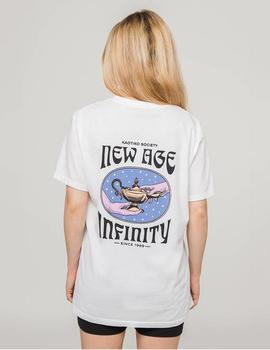 Camiseta KAOTIKO WASHED NEW AGE INFINITY - Blanco