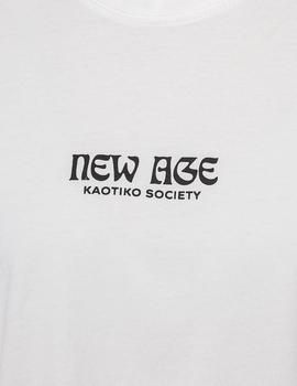 Camiseta KAOTIKO WASHED NEW AGE INFINITY - Blanco