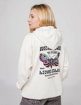 Sudadera Capucha KAOTIKO LOVE CLUB - Ivory