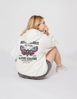 Sudadera Capucha KAOTIKO LOVE CLUB - Ivory