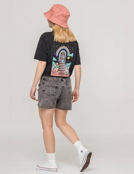 Camiseta KAOTIKO WASHED 80'S - Negro
