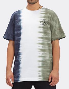 Camiseta DCSHOES HALF AND HALF M KTTP - Navy Half Tie Dye