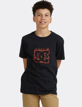 Camiseta DCSHOES FUEGO - Black (JUNIOR)