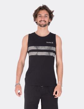 Camiseta Tirantes HURLEY OCEANCARE BLOCK PARTY - Black