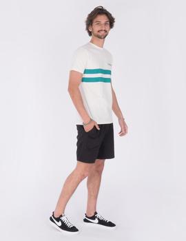 Camiseta HURLEY OCEANCARE BLOCK PARTY - Marshmallow