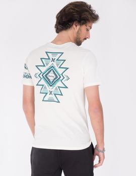 Camiseta HURLEY OCEANCARE TOTEM - Marshmallow