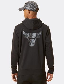 Sudadera Capucha NEW ERA NBA INFILL BULLS - Black