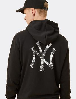 Sudadera Capucha NEW ERA INFILL NY YANKEES - Black