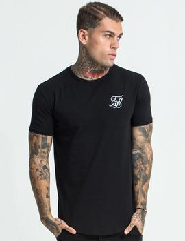 Camiseta SIKSILK SS GYM TEE - BLACK
