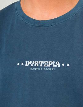 Camiseta KAOTIKO WASHED BOMB DYSTOPIA - Navy