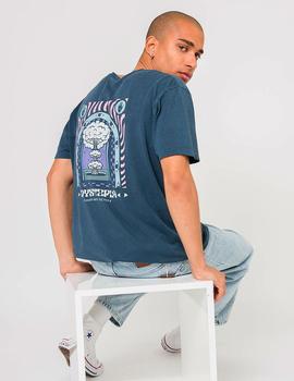 Camiseta KAOTIKO WASHED BOMB DYSTOPIA - Navy