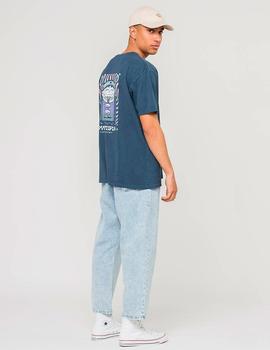 Camiseta KAOTIKO WASHED BOMB DYSTOPIA - Navy