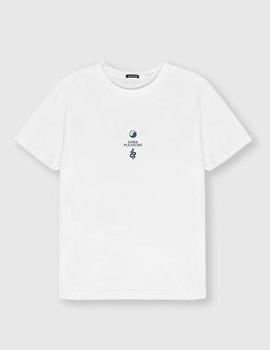 Camiseta KAOTIKO WASHED DARK PLEASURE - Blanco