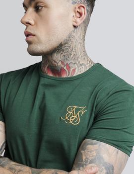 Camiseta SIKSILK SS GYM TEE - RICH GREEN