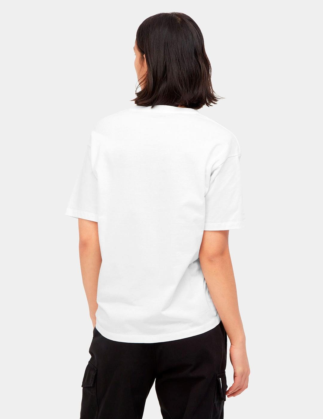 Camiseta CARHARTT W´CHASE - White / Gold