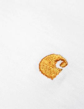 Camiseta CARHARTT W´CHASE - White / Gold