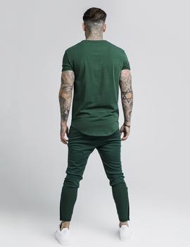 Camiseta SIKSILK SS GYM TEE - RICH GREEN