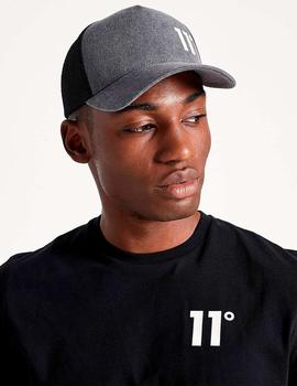 Gorra 11 DEGREES PIGMENT DYE TRUCKER -  Washed Charcoal
