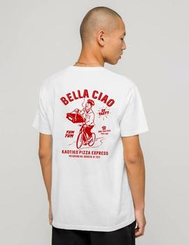 Camiseta WASHED BELLA CIAO - Blanco