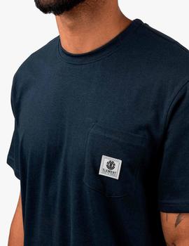Camiseta BASIC POCKET LABEL - Eclipse Navy