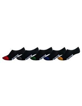 Calcetines DIP INVISIBLE (Pack de 5 ) - Black/Asso