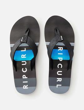 Chanclas RIP CURL RIPPER OPEN TOE  - Black/Grey/Blue