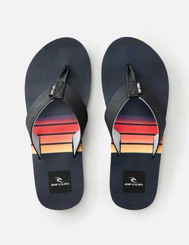 Chanclas RIP CURL RIPPER OPEN TOE  - Grey Blue