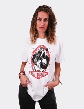 Camiseta CONFUSION NOT ENOUGH  - Blanco