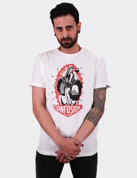 Camiseta CONFUSION NOT ENOUGH  - Blanco