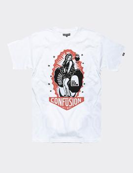 Camiseta CONFUSION NOT ENOUGH  - Blanco