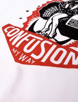 Camiseta CONFUSION NOT ENOUGH  - Blanco