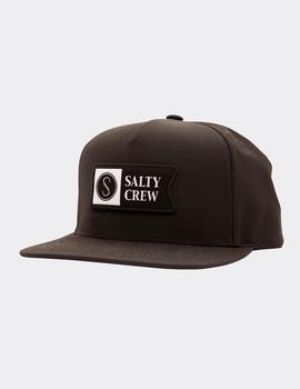 Gorra SALTY CREW ALPHA TECH 5 PANEL - Negro