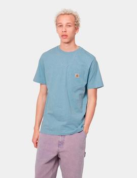 Camiseta CARHARTT POCKET - Frosted Blue Heather