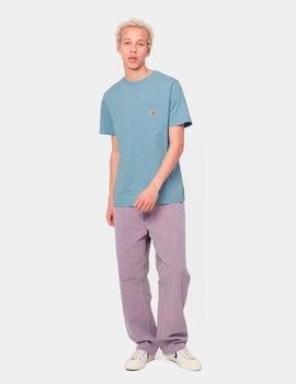 Camiseta CARHARTT POCKET - Frosted Blue Heather