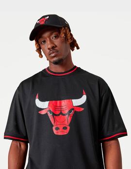 Camiseta NEW ERA TEAM LOGO OVERSIZED BULLS - Black