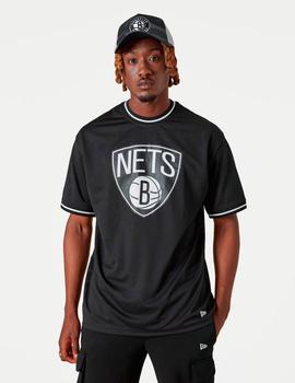 Camiseta NEW ERA TEAM LOGO OVERSIZED NETS - Black