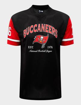 Camiseta NEW ERA MESH TEAM LOGO OVESIZED BUCCANEERS - Blac