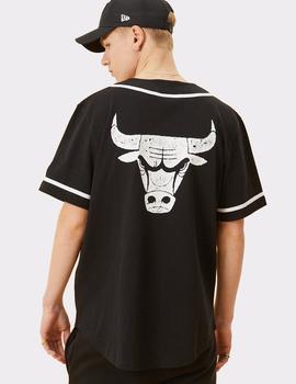 Beisbolera NEW ERA DISTRESSED LOGO BULLS - Black