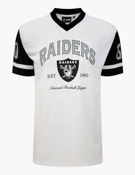 Camiseta NEW ERA MESH TEAM LOGO OVESIZED RAIDERS - White