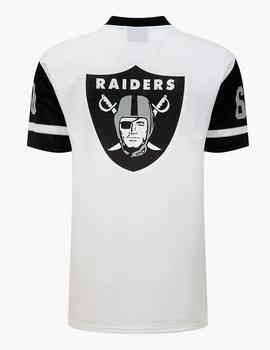 Camiseta NEW ERA MESH TEAM LOGO OVESIZED RAIDERS - White