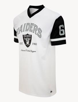 Camiseta NEW ERA MESH TEAM LOGO OVESIZED RAIDERS - White