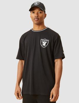 Camiseta NEW ERA DISTRESSED GRAPHIC OVERSIZED RAIDERS - Blk