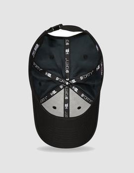 Gorra NEW ERA BLACK WHITE BULLS - Black