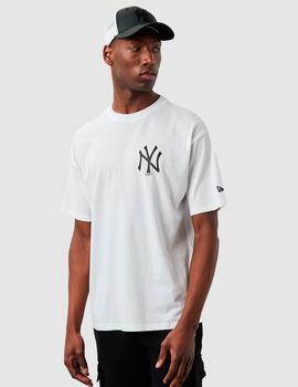 Camiseta NEW ERA BIG LOGO OVERSIZED YANKEES - Off White