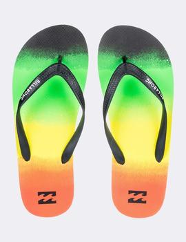 Chanclas BILLABONG TIDES FADE - Rasta