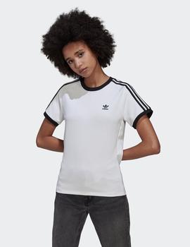 Camiseta ADIDAS W´SLIM 3 STRIPES - Blanco